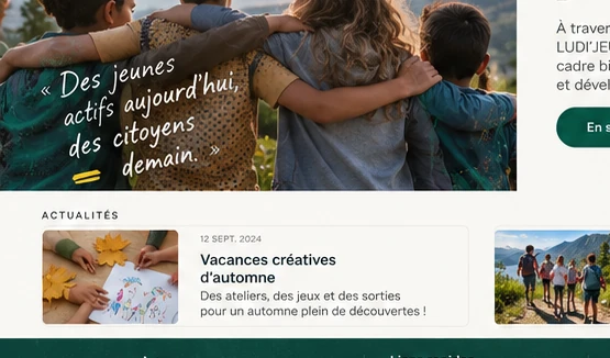 Jeunes réunis — visuel d’ambiance